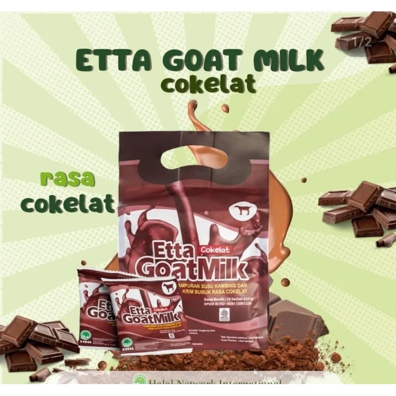 

Susu Kambing Coklat HNI Etta Goat Milk