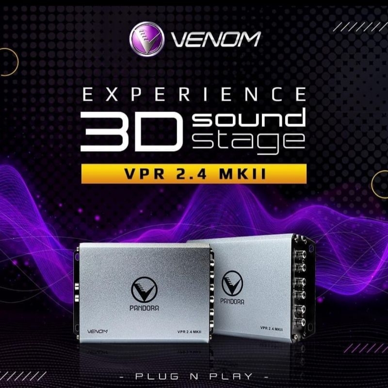 Processor venom pandora vpr 2.4 MKII dsp venom pandora vpr 2.4MKII