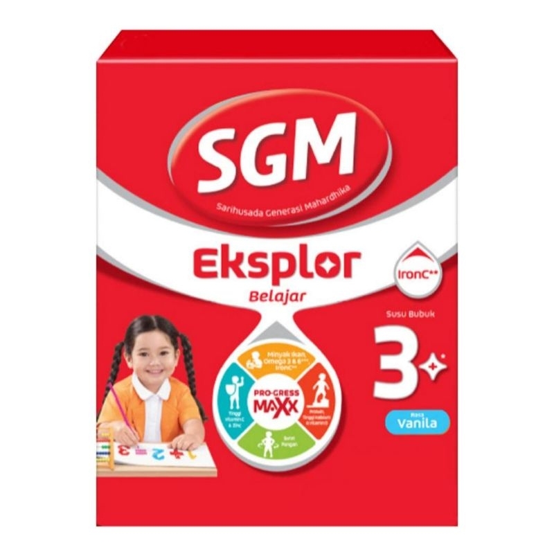 SUSU SGM 3+ VANILA / MADU 900GRAM HARGA GROSIR MURAH