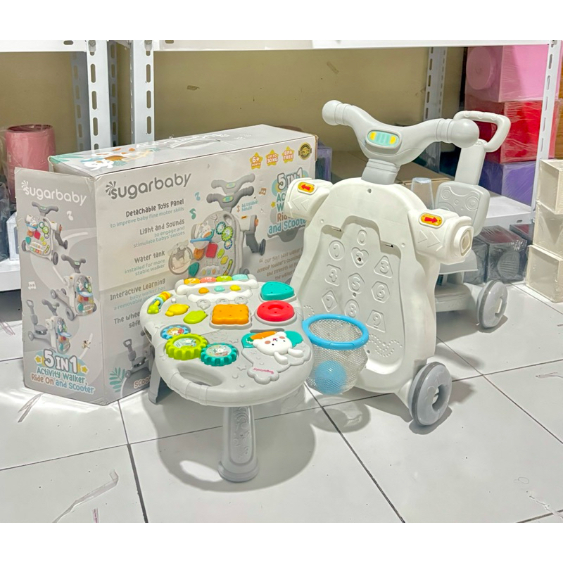 PRELOVED SUGAR BABY 5in1 activity walker