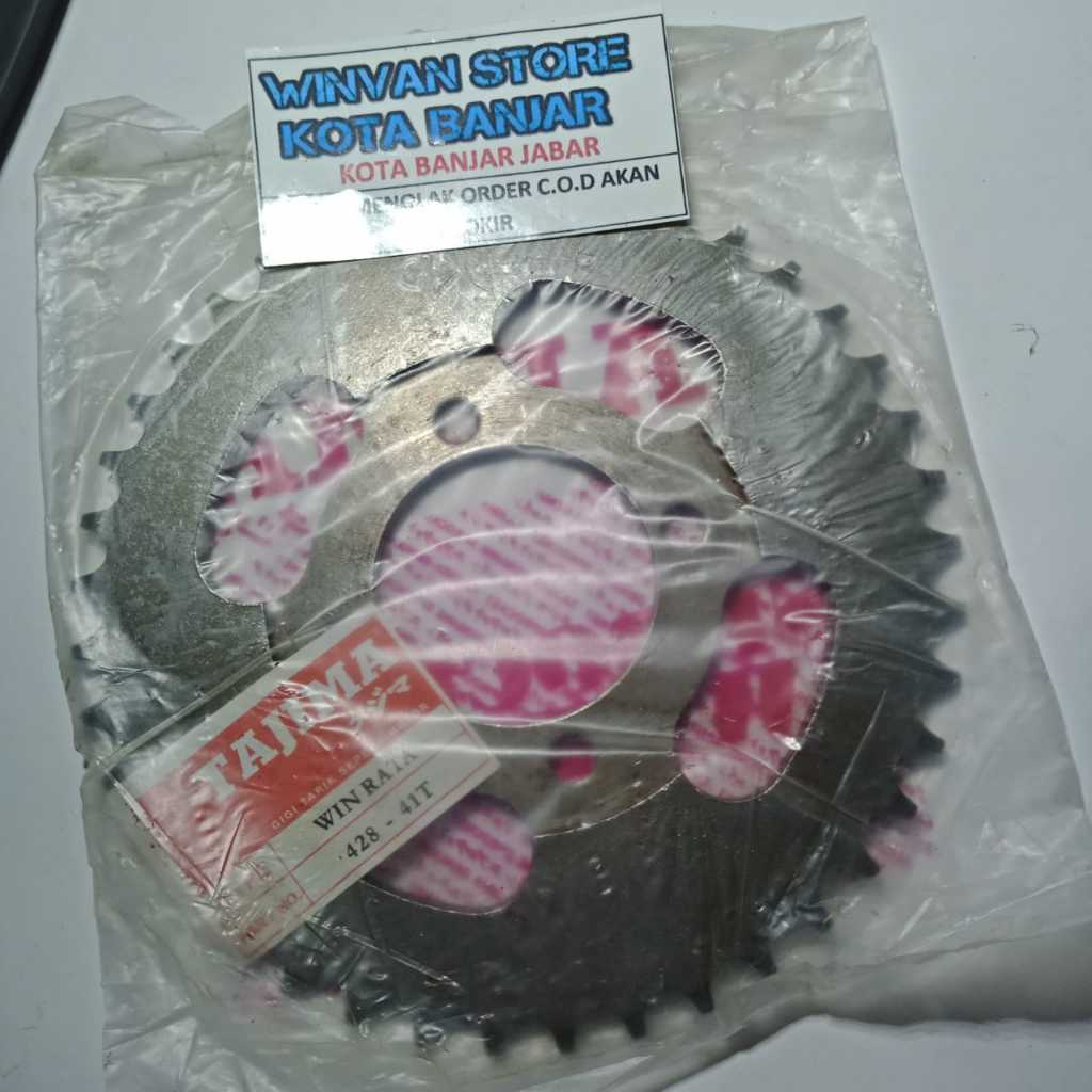 GEAR BELAKANG HONDA WIN 428-41T GIR BELAKANG WIN TAJIMA