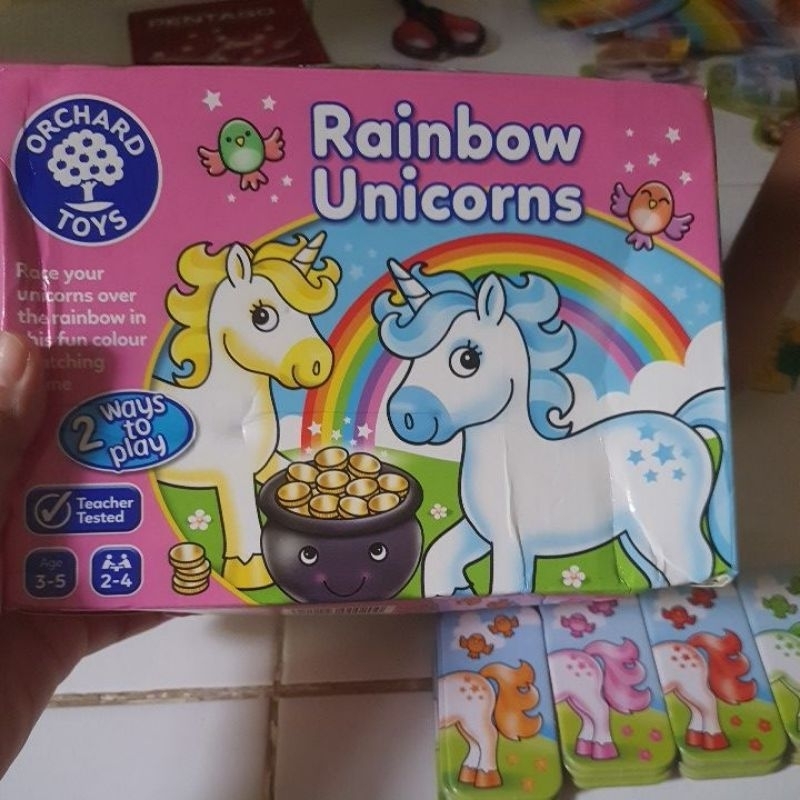 orchard toys rainbow unicorns