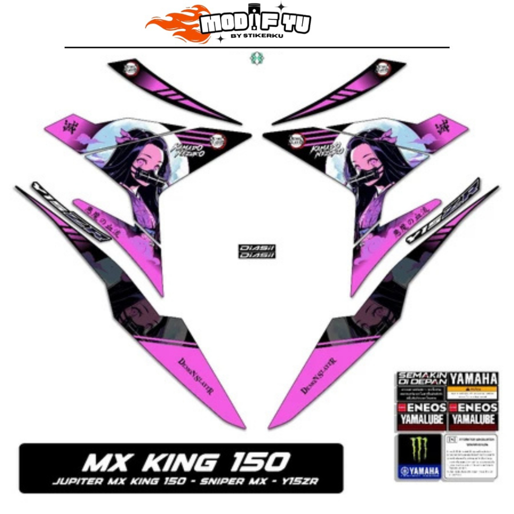 STRIPING MX KING 150 MOTIF Y15ZR ANIME 7/ YAMAHA SNIPER 150 MXi / STICKER MX KING / STIKER MX KING /