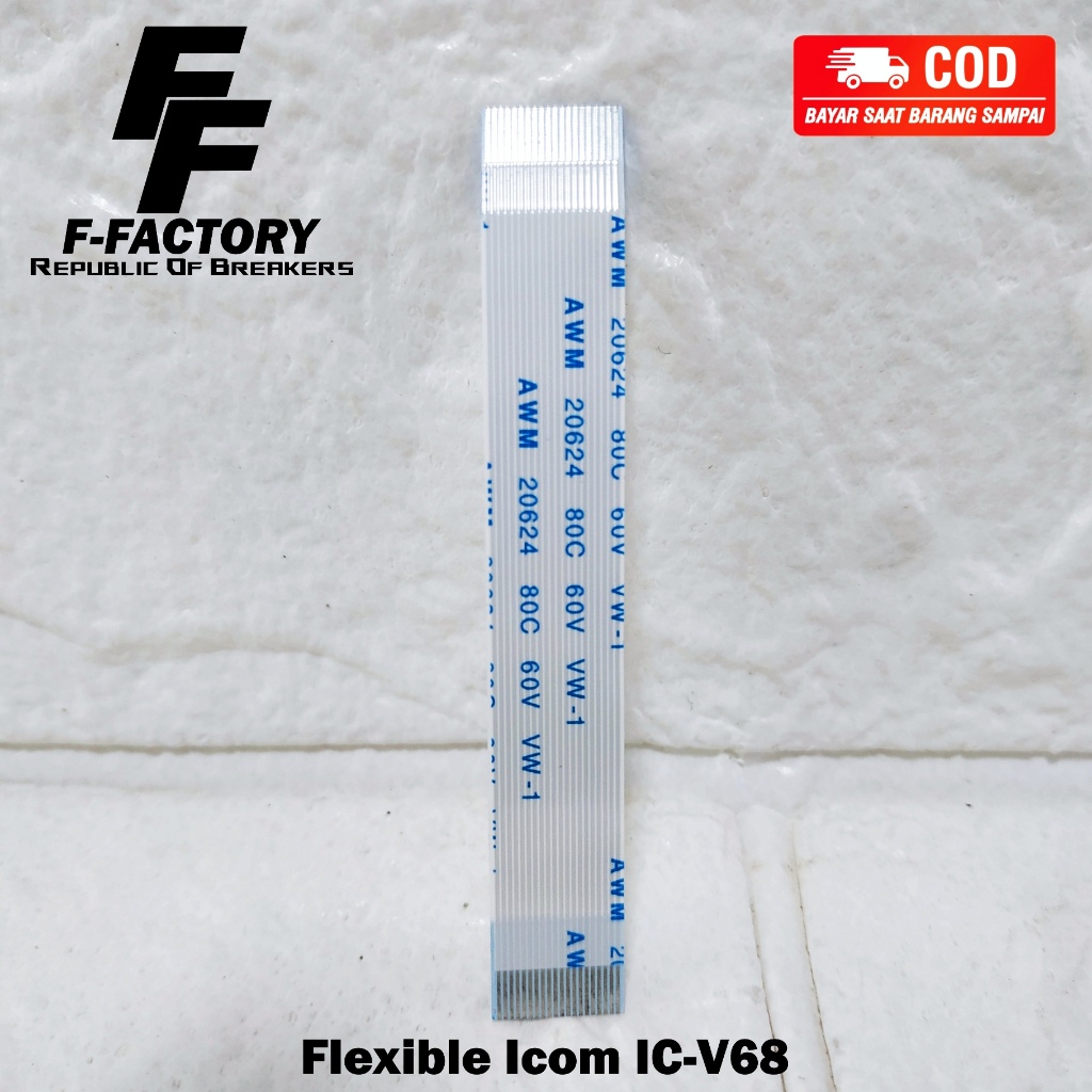 Kabel Flexible Fleksibel Handy Talkie Icom IC V68 20 pin Flat Cable