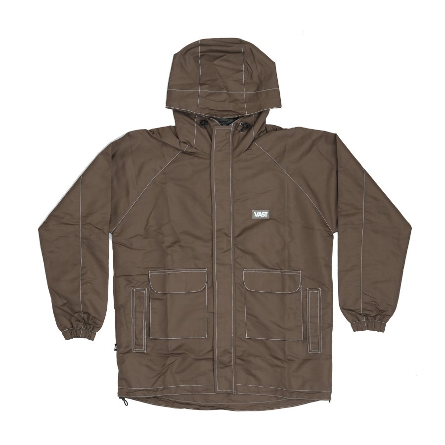 VAST ANORAK JACKET BROWN - VOD-01