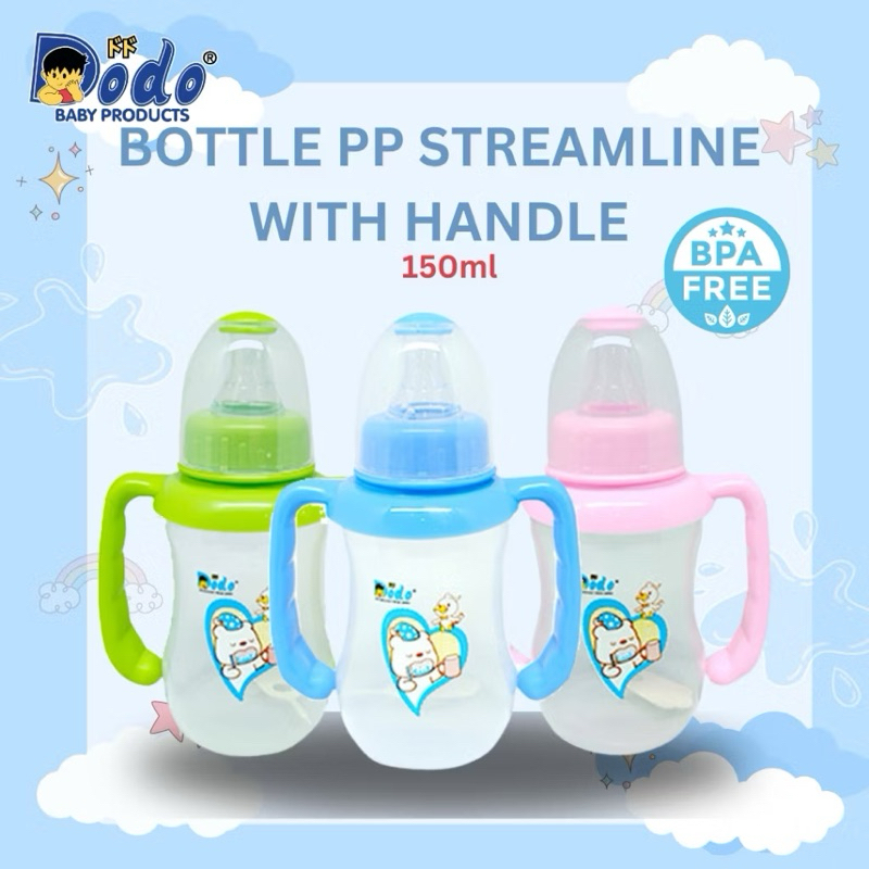 🩷DODO🩷 Botol PP Streamline Handle (DPB008) 150ml