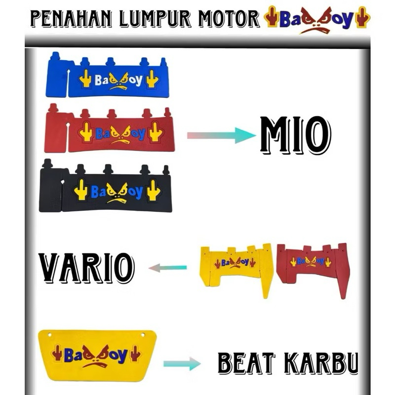 Mudflap Badboy Beat Karbu Mudflap Beat Karbu Harga termurah kualitas barang terbaik