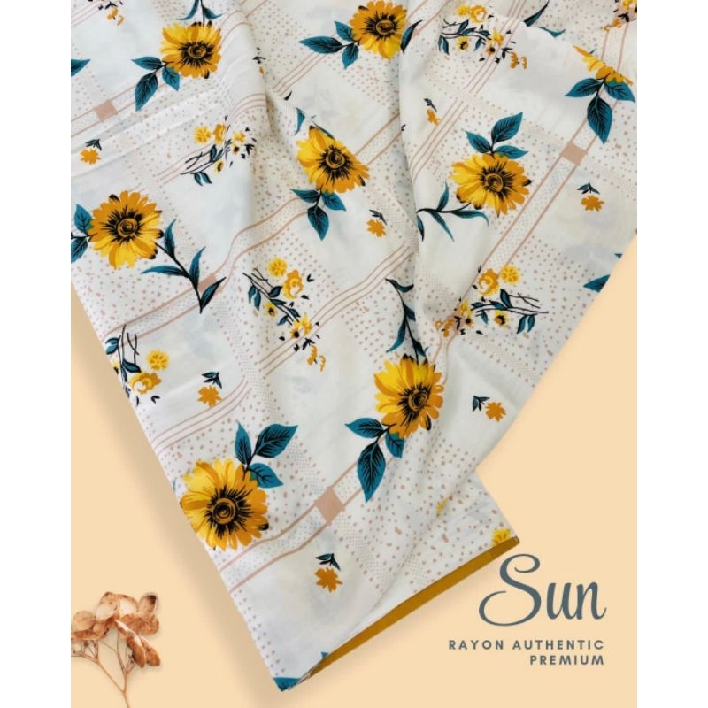 kain rayon viscose premium bunga