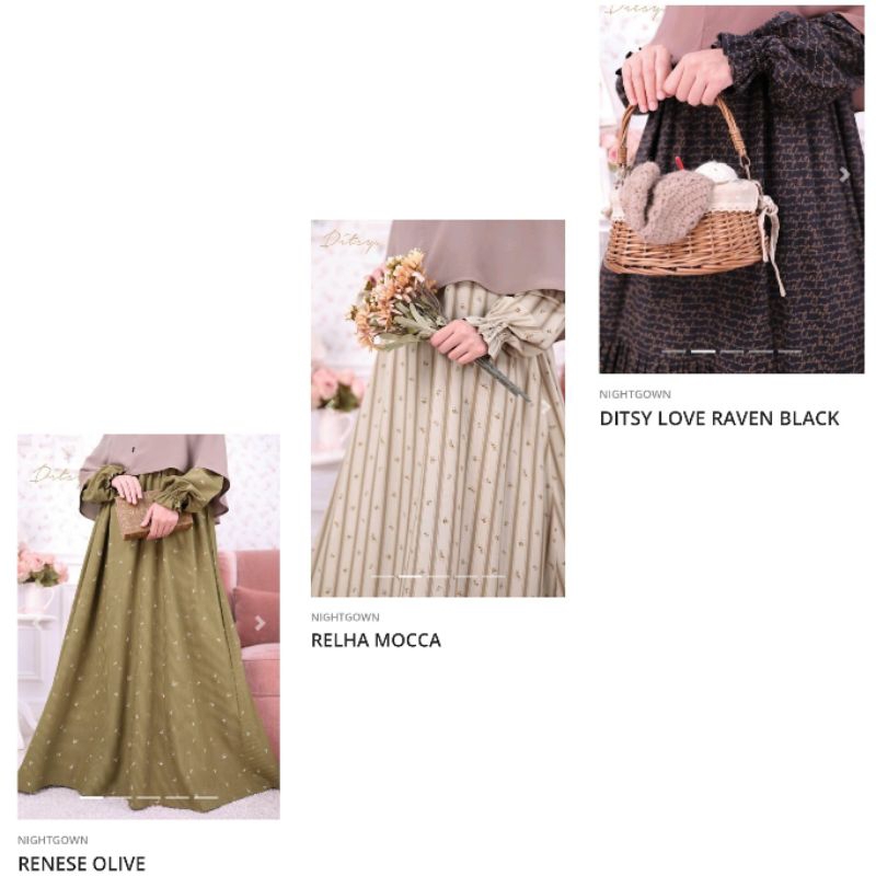 DITSY NEW FEBRUARI & DITSY PRELOVED Ditsy Nightgown by Ditsy Official