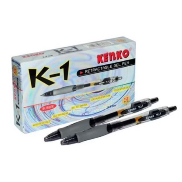 

PULPEN GEL CETREK KENKO K-1 HITAM/12 PCS