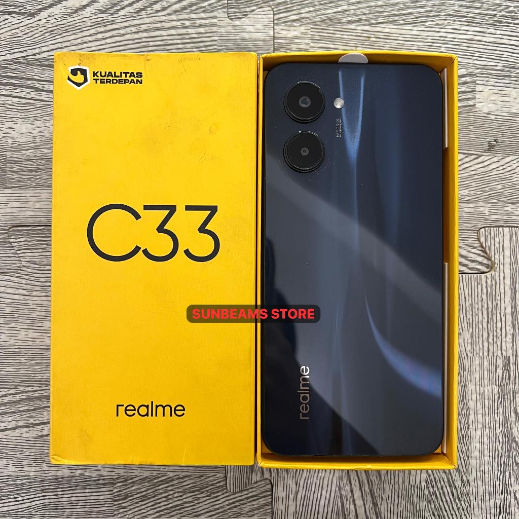 Realme C33 4/128 Second Fullset Bekas Resmi
