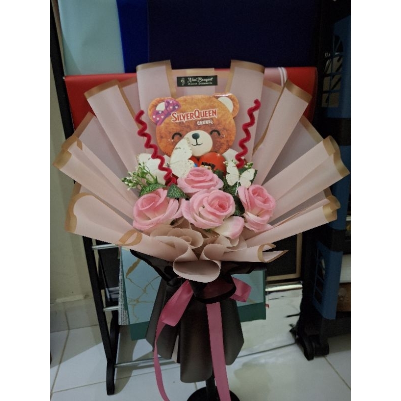 

Buket coklat silverquen beruang
