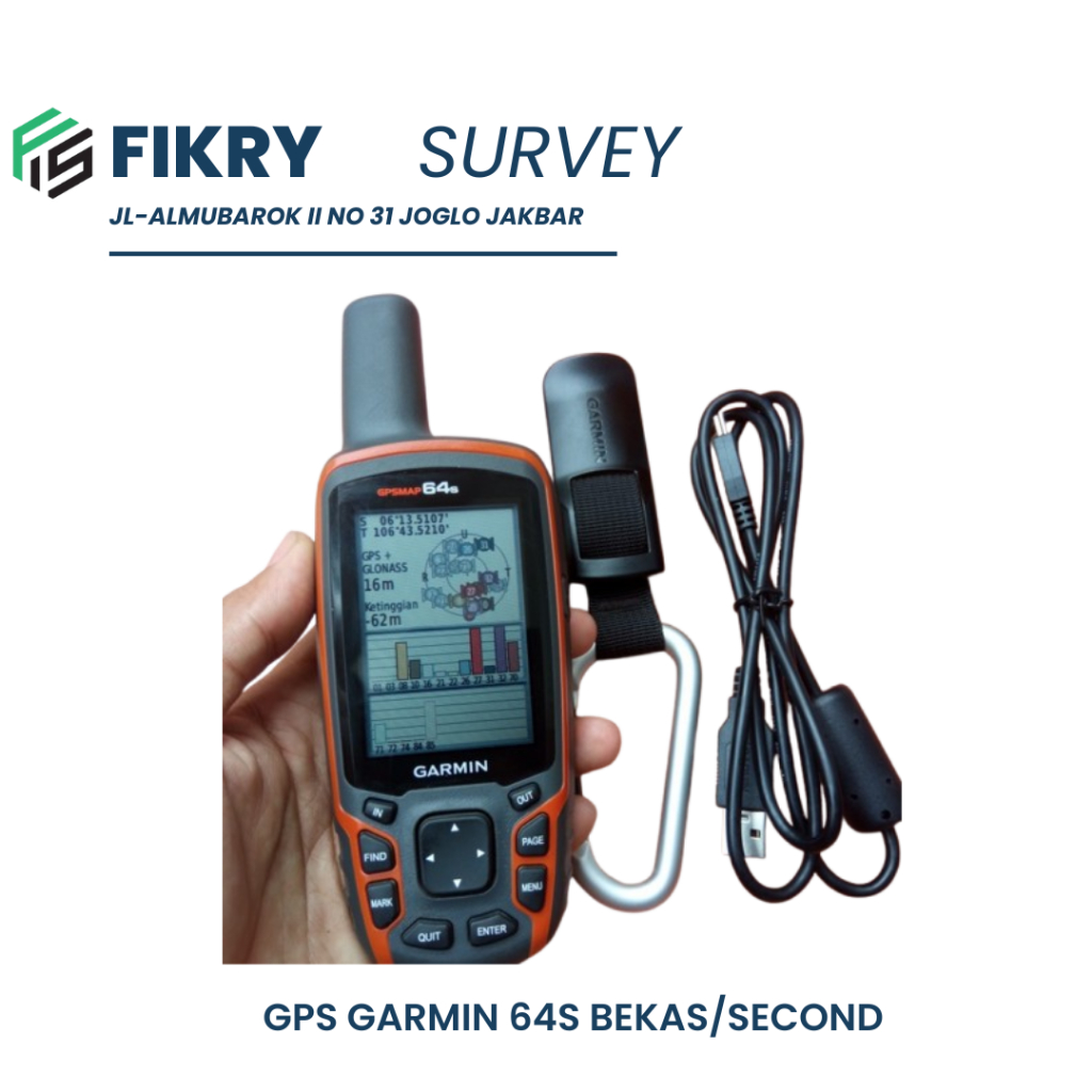 Gps Garmin 64s batangan/Gps Garmin 64s bekas