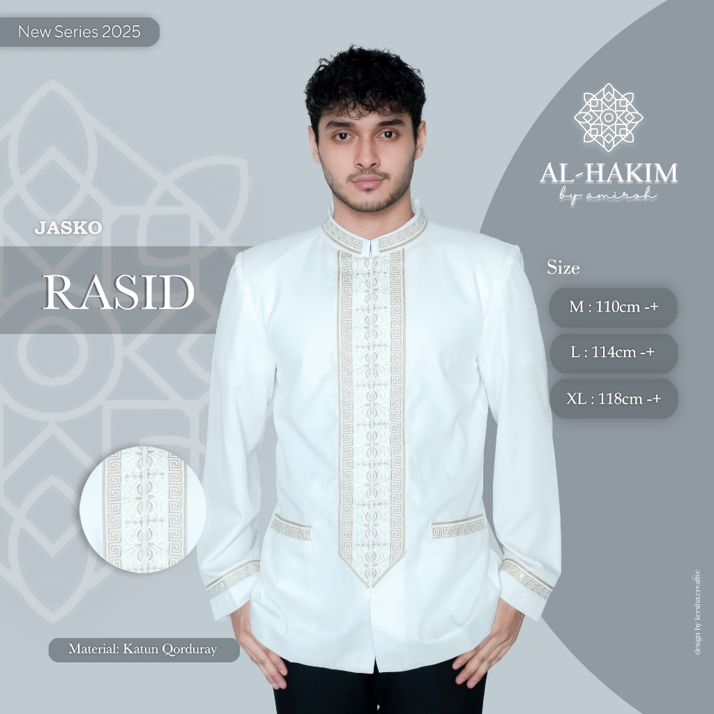 JAS KOKO - White Series Jas Koko Lengan Panjang Pria Dewasa