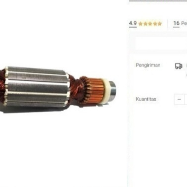 

Armature Ketam MODERN M-2960 Angker Tengah M 2960 Gulungan Planer