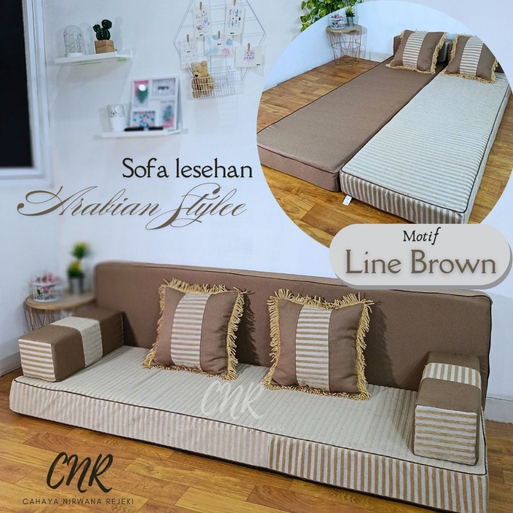 RB Sofa Lesehan Arab, Sofa Arabian Style Atau Sofa Turkey Harga 1 Set Lengkap Termasuk 2 Bantal Dan