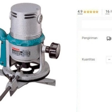 

Router MAKITA 3600H 1/2" 12mm Trimmer 2 Tangan Profil 3600 H 12 mm