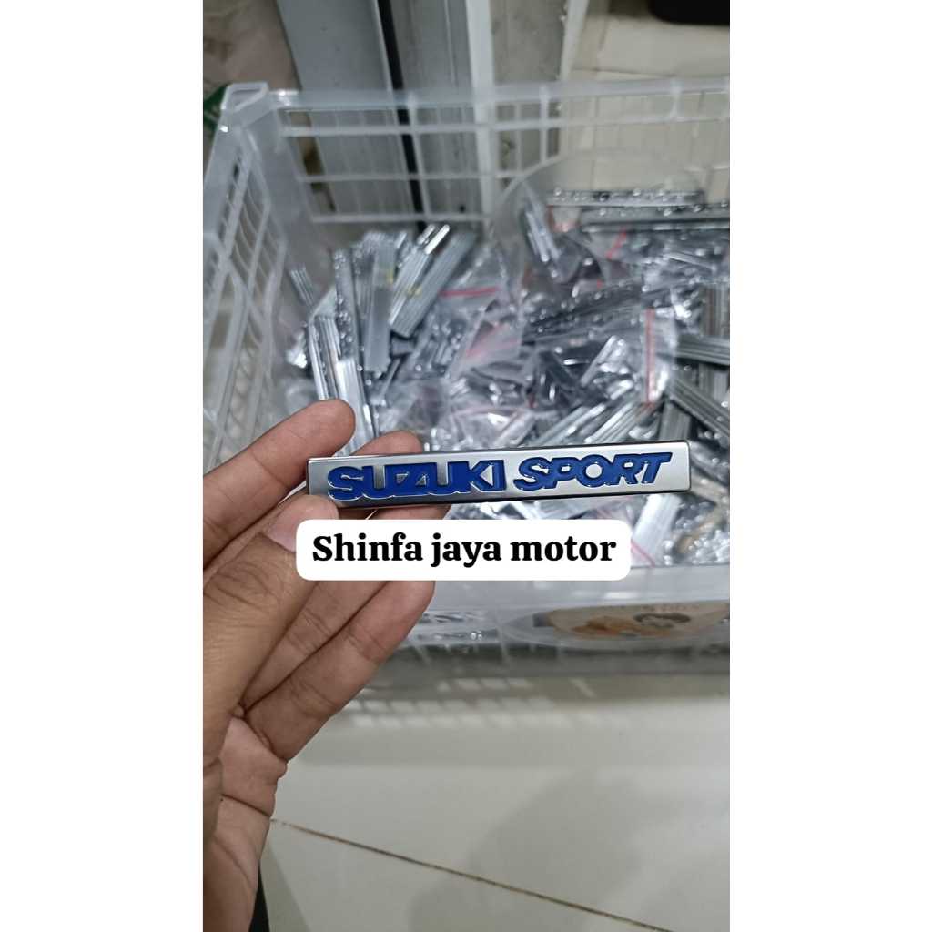 Emblem Suzuki Sport Original / Logo Tulisan Suzuki Sport Ertiga SGA HARGA UNTUK 1biji