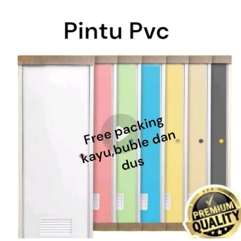 pintu PVC polos