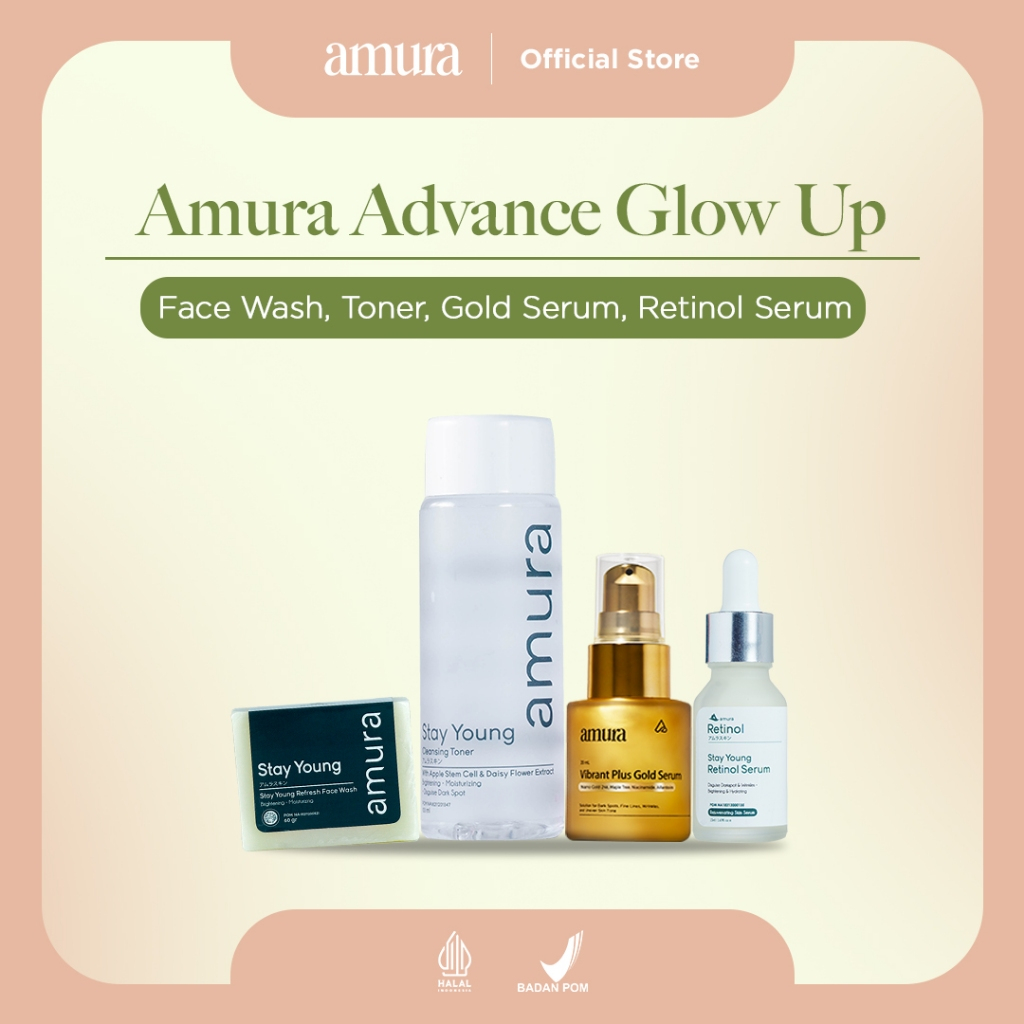 Amura Advance Glow Up - Perawatan Super Glowing Anti Kusam