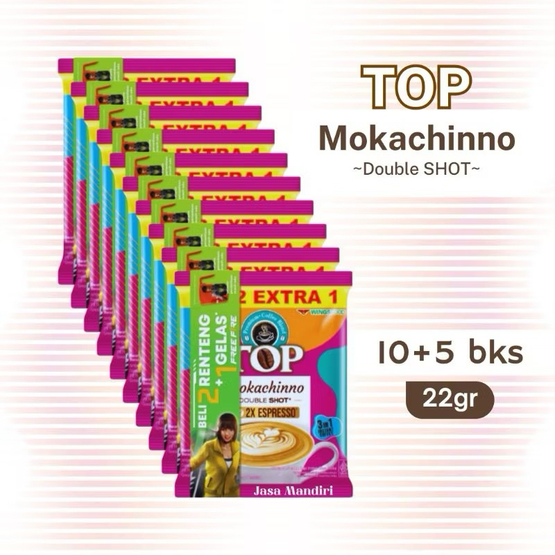 

TOP MOKACHINNO BARU 1 renteng 10+5pcs