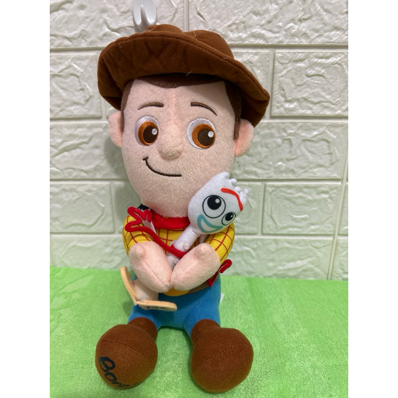 Boneka Karakter Toy Story Woody peluk Forky 30cm