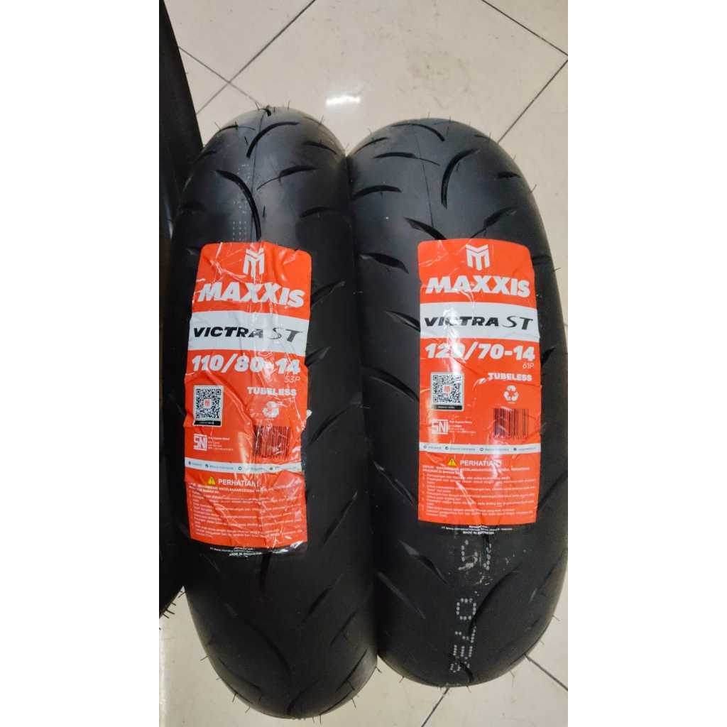 PAKET BAN MAXXIS VICTRA 110/80-14 DAN 120/70-14