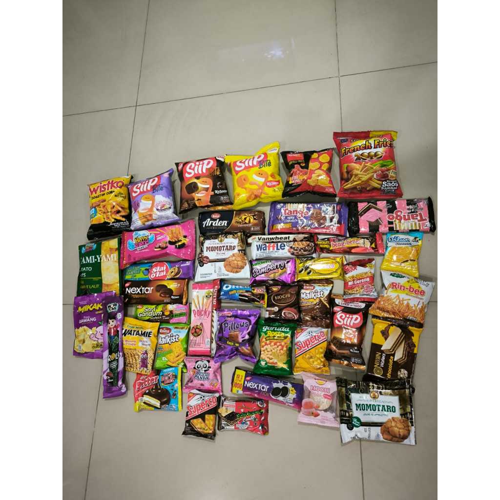 

PAKET ANEKA SNACK JAJAN CAMPUR BANYAK VARIANT