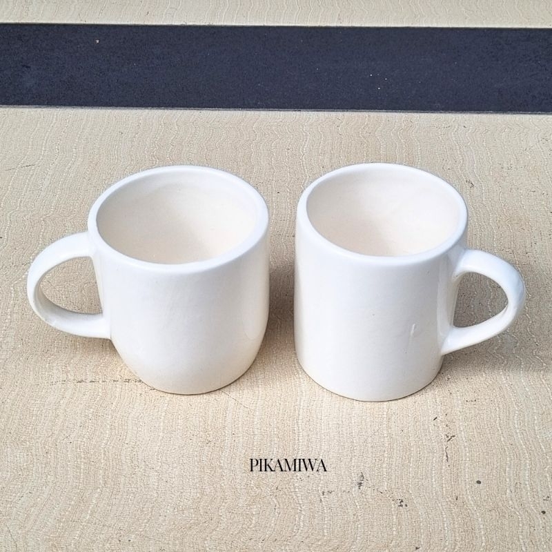 MUG STANDARD / TEABOX PUTIH POLOS FREE BOX mug polos mug cantik mug keramik putih mug lucu mug canti