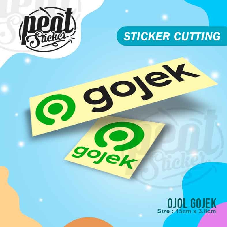 Sticker logo Gojek Ojol Stiker Cutting