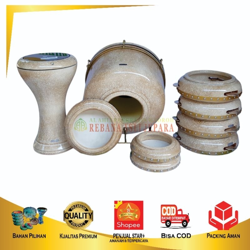 Rebana Hadroh 1 Set Kualitas Terbaik