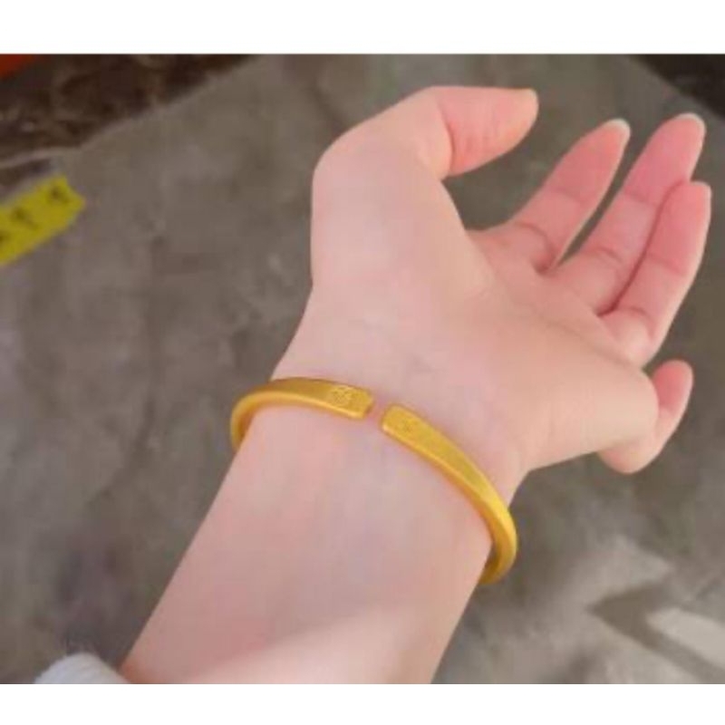 Gelang keroncong. Mas London LM 24K . 1 Pcs 15 gram.