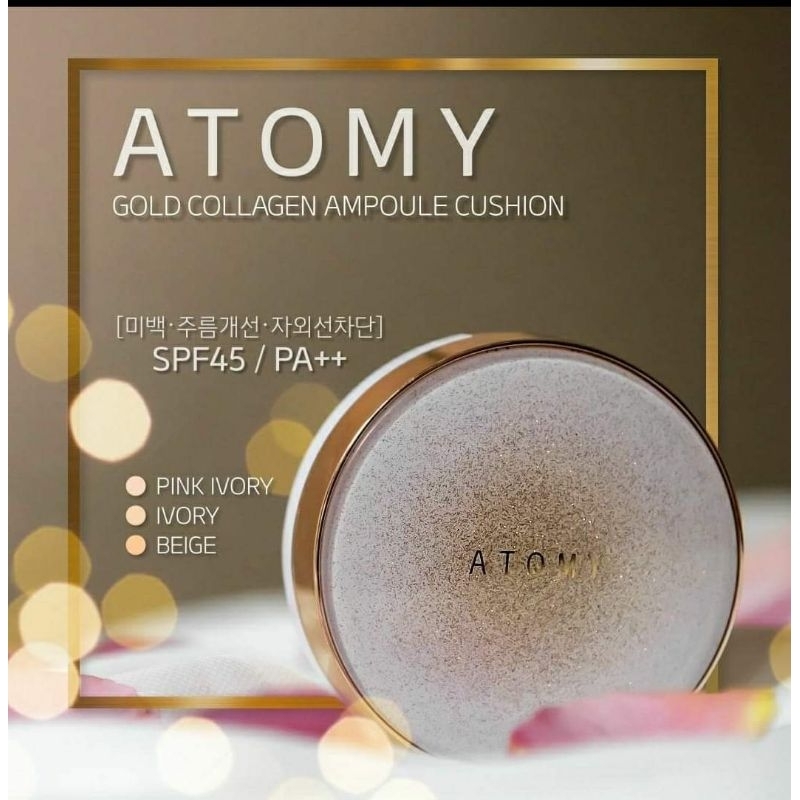 ATOMY GOLD COLLAGEN AMPOULE CUSHION FREE REFIL ORIGINAL READY