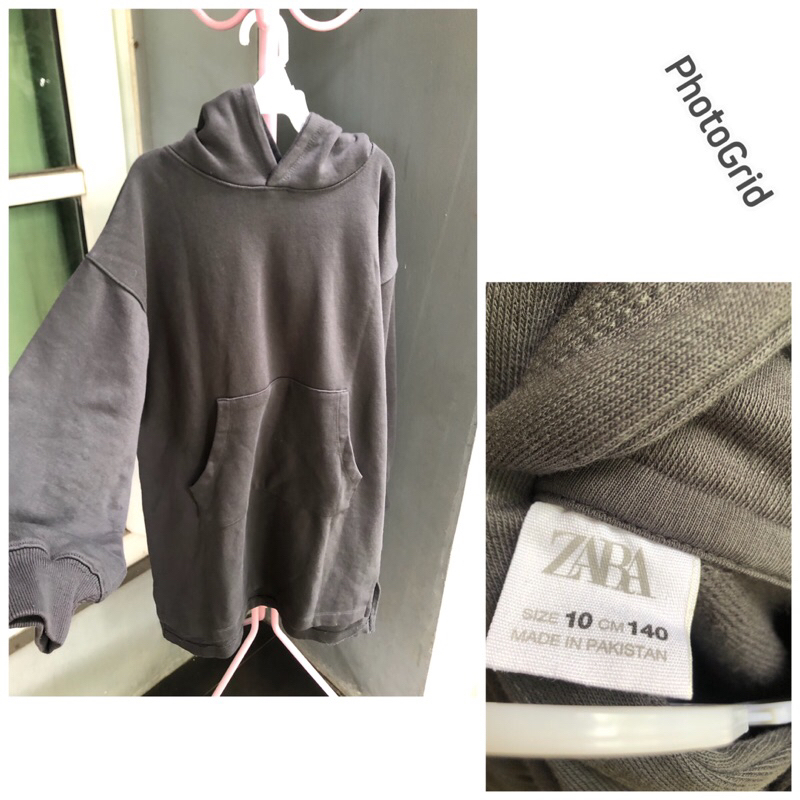 oversized hoodie anak perempuan Zara sz 10
