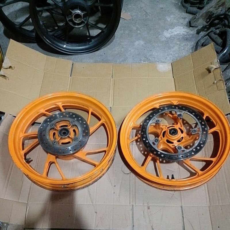 velg set disc depan belakang 2nd ori cbr150 facelift repsol