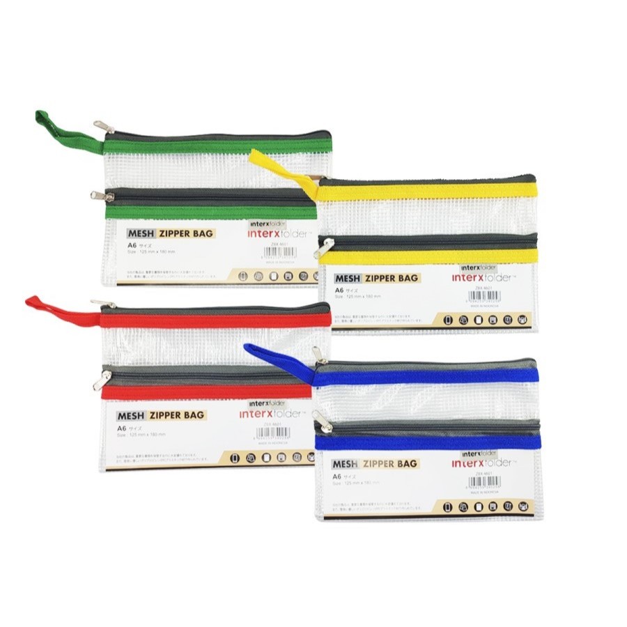 

(1BIJI)INTERX ZIPPER MESH A6 MIX