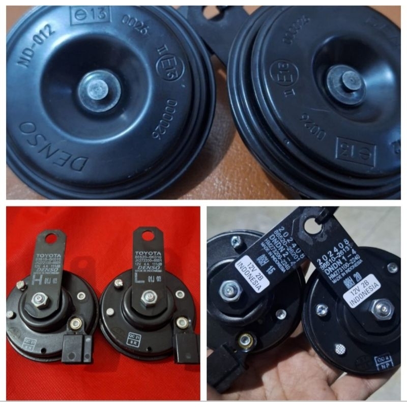 Klakson Denso Disc Lepasan Toyota Innova Reborn Fortuner VRZ Mulus Original