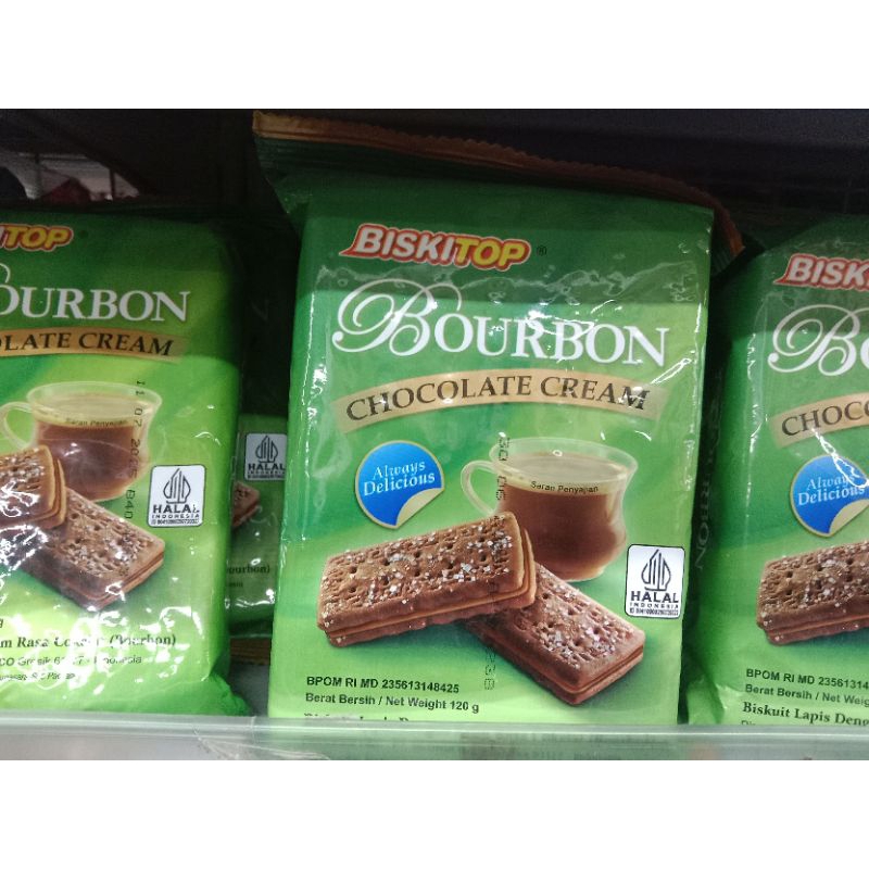 

biskuit bourbon krim coklat