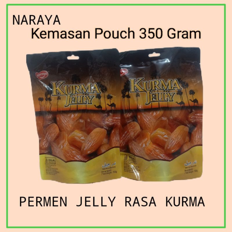 

Naraya Permen Jelly Rasa Kurma Kemasan Baru Pouch 350 Gram