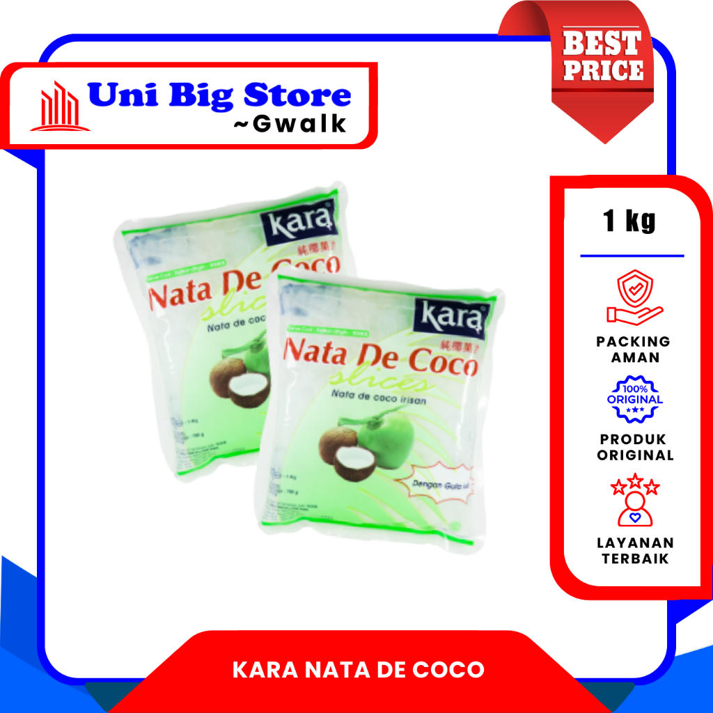 

KARA NATA DE COCO SLICE SARI KELAPA - 1 kg
