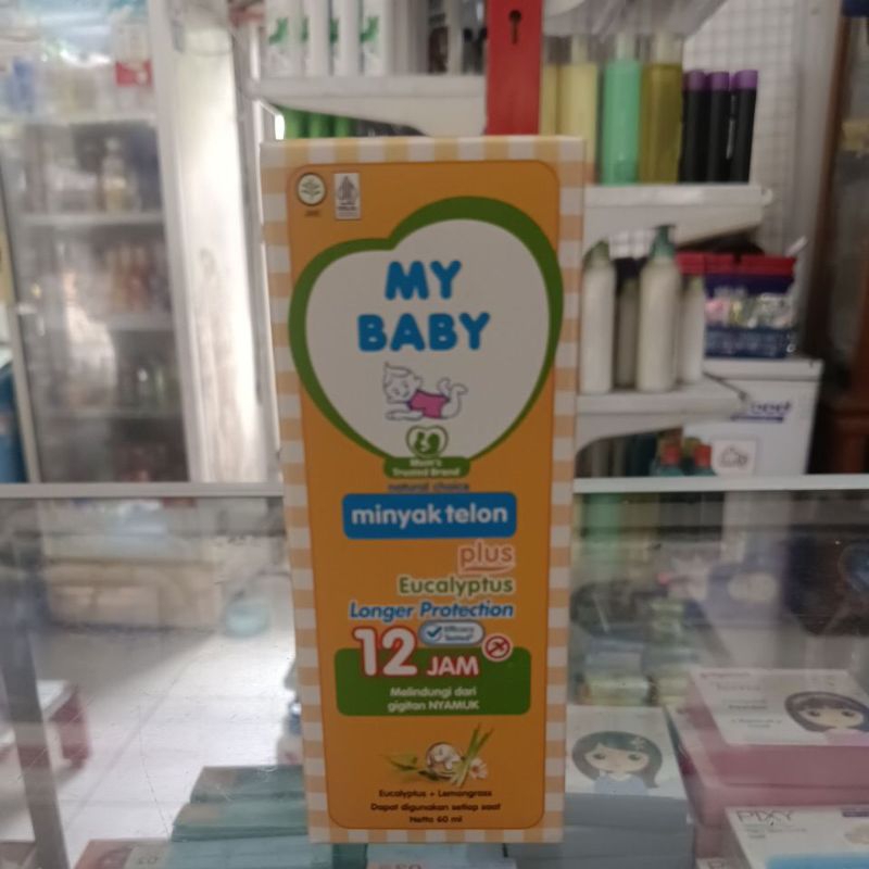 My Baby minyak telon 12 jam (60ml)