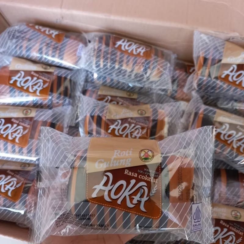 

grosir 1 karton roti auka isi 50 pcs