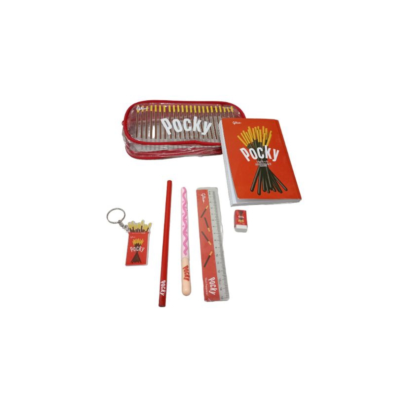 

Set Perlengkapan Tulis Motif Pocky| Pocky Schoolkit