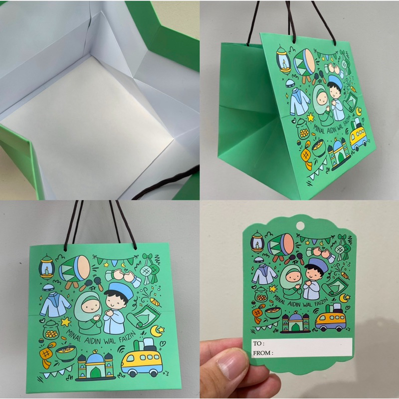 

Paperbag Idul fitri Eid uk. 24x24x24 cm