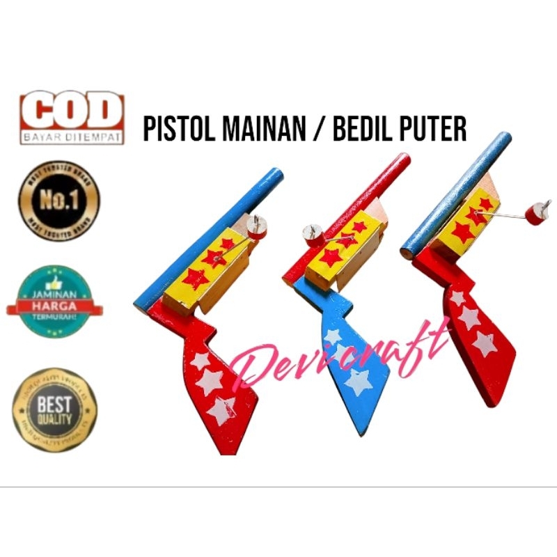 senapan kayu mainan, bedil puter, senapan mainan, mainan klasik, mainan jadul