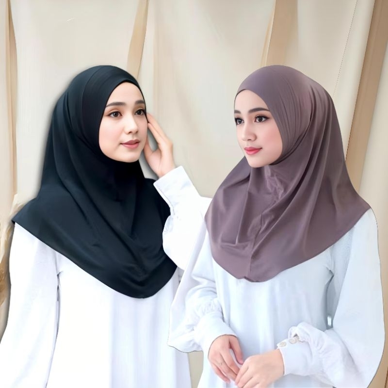 BERGO HAMIDAH INSTAN DEWASA - BABY BAHAN JERSEY COTTON MENUTUP DADA BISA KASUAL DAN SPORT PELENGKAP 