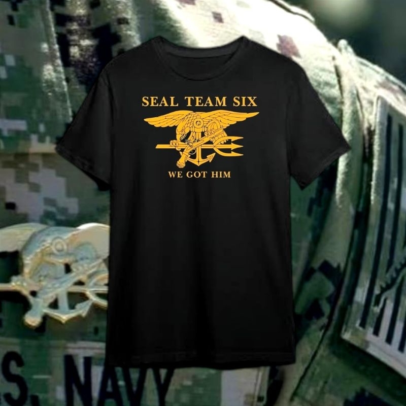 Kaos US ARMY T Shirt Military  US NAVY SEAL "TEAM SIX"