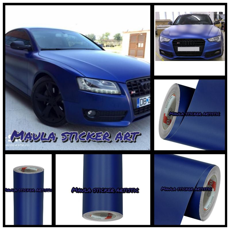 Skotlet Oracal Biru 049 Doff Kualitas Premium Untuk Variasi Body Motor Atau Mobil