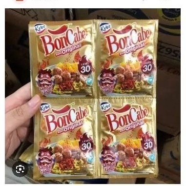 

bon cabe sambal tabur sachet kemasan level 30