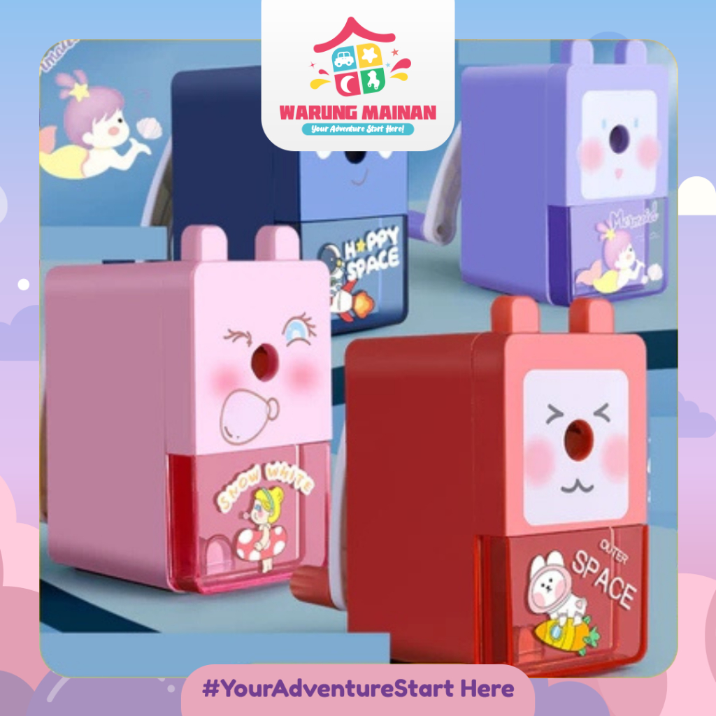 

[WARUNGMAINAN] [WM123] SHARPENER PENCIL / SERUTAN RAUTAN PENSIL KAYU PUTAR